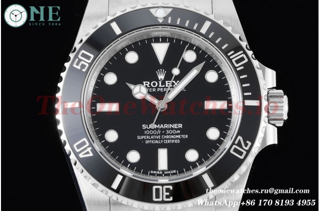 Rolex - Submariner no date 114060 40mm ceramic 904L VSF VS3130