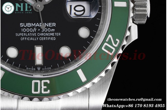 Rolex - Submariner 126610LV 41mm 904L SS/SS Green Bezel C+S VR3235
