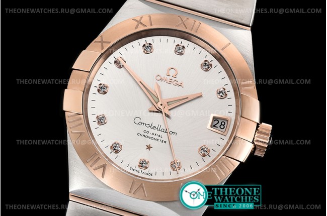 Omega - Constellation Co-Axial 38mm RG/SS S/Dm VSF Asia 8500